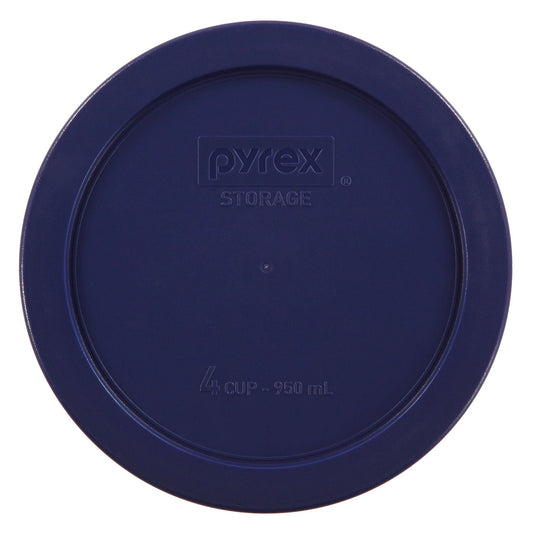 Pyrex® 4-cup Round Plastic Lid, Dark Blue
