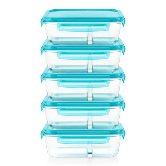 Pyrex® MealBox 10-Piece Divided Storage Set, 2.3 Cup