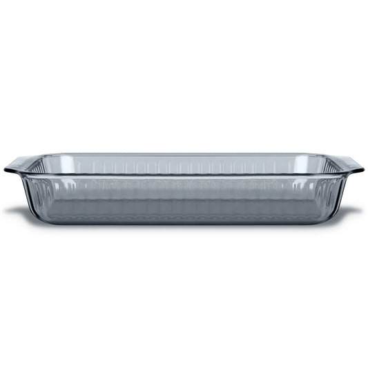 Pyrex® Sculpted Tinted Colors Sculpted Tinted 9" x 13" Baking Dish, Smoke